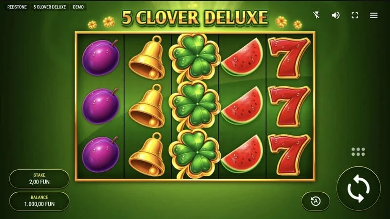 5 Clover Deluxe - თამაშის ეკრანი